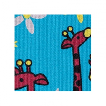 BB Tape niebieski z żyrafą plastry kinesiotaping dla dzieci