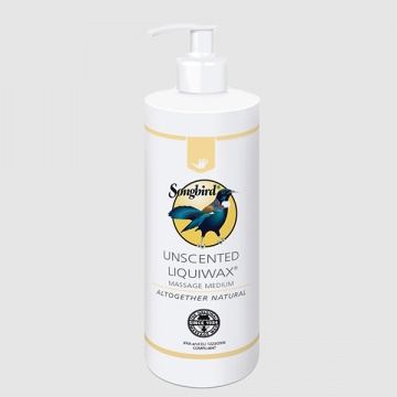 Płynny wosk bezzapachowy do masażu z pompką Songbird 500 ml | Unscented Liquiwax