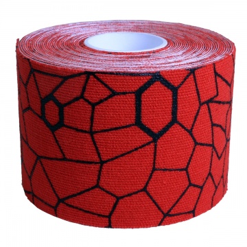 Thera Band taśma taping Kinesio 5cm x 25,4 cm czerwono - czarna