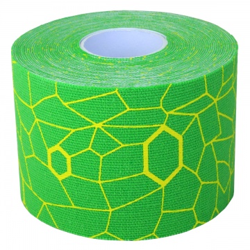 Thera Band taśma taping Kinesio 5 cm x 5 m zielono - żółta