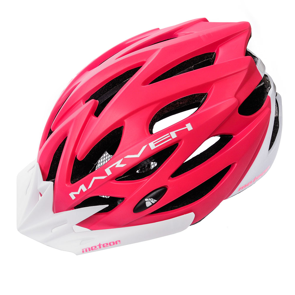KASK ROWEROWY METEOR MARVEN coral/white