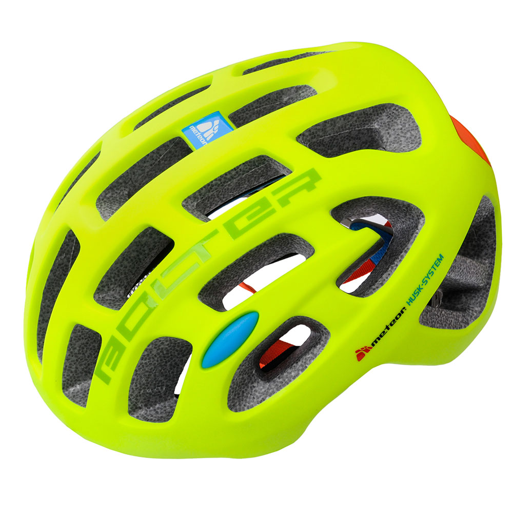 KASK ROWEROWY METEOR BOLTER IN-MOLD green