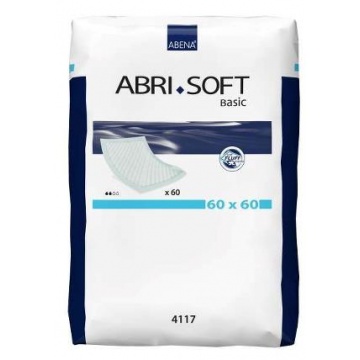Abena Abri Soft Basic 60x60cm podkład higieniczny do łóżka z pulpą celulozową