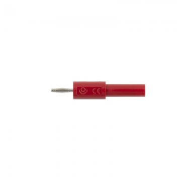 Astar adapter - przejściówka z 4 mm (gniazdo) na 2 mm (wtyk) - czerwony