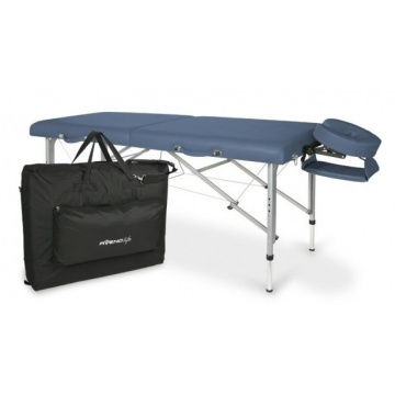 Składany stół do masażu RS–AV aluminium + pokrowiec
