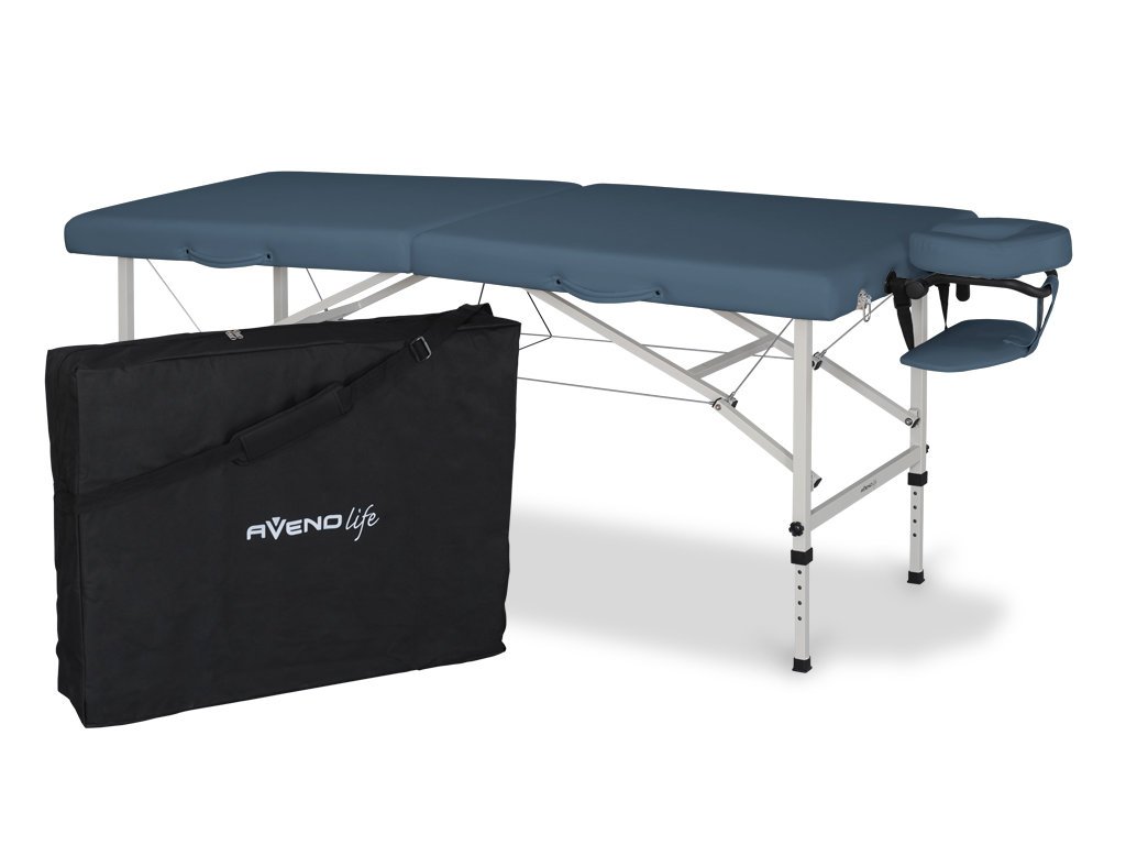 Aveno Life Torina składany stół do masażu aluminium + pokrowiec 71cm