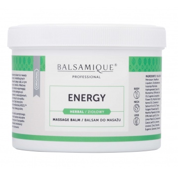Balsamique Argol Energie 1 ziołowy balsam do masażu 500ml