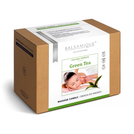 Balsamique świeca do masażu zielona herbata 170g