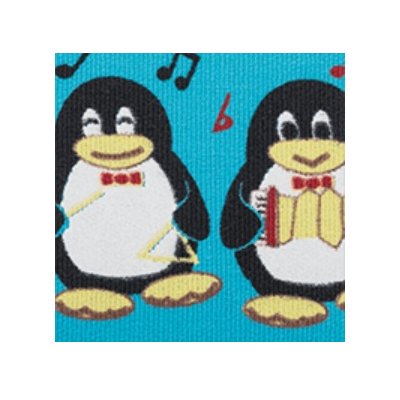 BB Tape niebieski z pingwinem tejpy plastry kinesiotaping dla dzieci