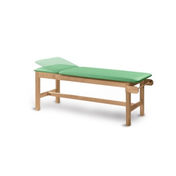 Tech-med drewniany stół rehabilitacyjny SR-F do fizykoterapii z regulowanym zagłówkiem