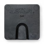 Astar elektroda wielokrotnego użytku do elektroterapii i elektrostymulacji (6x6cm) gniazdo na wtyki (2 i 4mm) (paczka 2 sztuki)