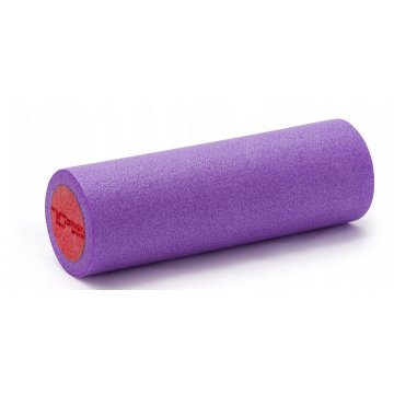 Foam roller wałek do masażu i ćwiczeń kolor fioletowy 45cm