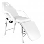 Fotel kosmetyczny A270 biały składany