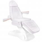 Fotel kosmetyczny LUX 3 elektryczny biały