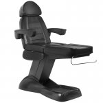 Fotel kosmetyczny LUX elektryczny czarny