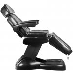 Fotel kosmetyczny LUX elektryczny czarny