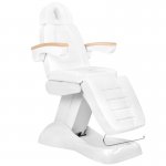 Fotel kosmetyczny LUX elektryczny biały