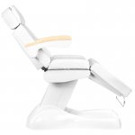 Fotel kosmetyczny LUX elektryczny biały podgrzewany