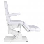 Fotel kosmetyczny podologiczny KATE elektryczny biały
