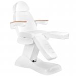 Fotel podologiczny LUX elektryczny biały