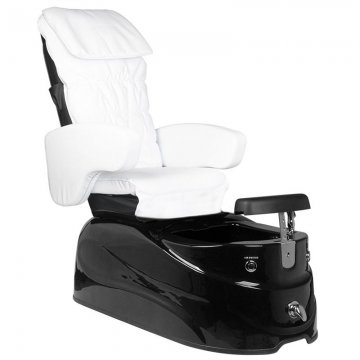 Fotel podologiczny SPA AS-122 biało-czarny z funkcją masażu