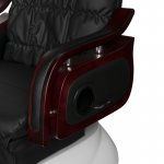 Fotel podologiczny SPA AS-261 biało-czarny z funkcją masażu