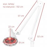 Lampa sollux na statywie 868