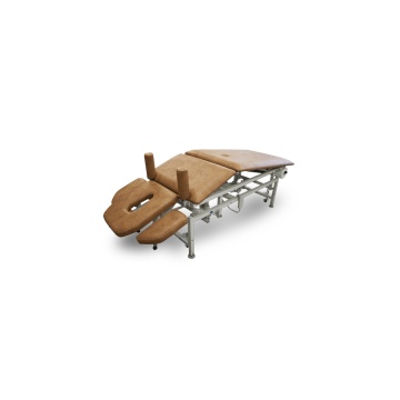 Tech-Med stół do masażu 5 segmentowy SM-2-Ł rp z ręczną zmianą wysokości leżyska (łamany)
