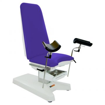 WS-TECH fotel ginekologiczny na kolumnie z elektryczną regulacją wysokości, oparcia i siedziska FG-K01