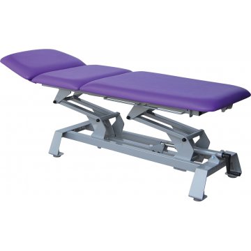 WS-TECH stacjonarny stół do masażu i rehabilitacji z ręczną regulacją łamany do pozycji Pivota SS-M02
