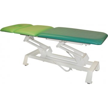 WS-TECH stacjonarny stół do masażu i rehabilitacji z hydrauliczną regulacją wysokości łamany do pozycji Pivota SS-H02