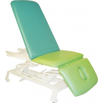 WS-TECH stacjonarny stół do masażu i rehabilitacji z hydrauliczną regulacją wysokości łamany do pozycji fotela SS-H03